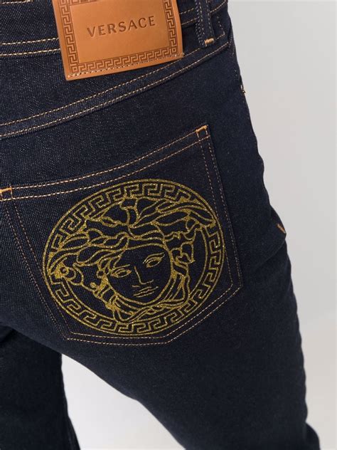 versace medusa head logo skinny jeans|Versace Medusa logo shirt.